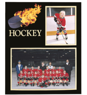 Hockey Team Memory Mate 7x5 / 3x5 Multi- Photo Sports Picture Frame- 20 Pack
