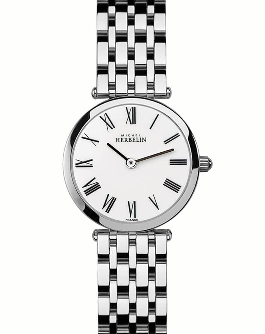 MICHEL HERBELIN PARIS EPSILON 1045/B01 SLIM, ST. STEEL