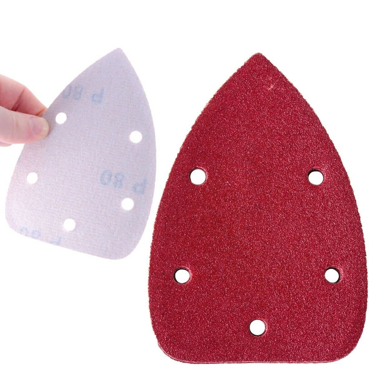 ELECTRIC SANDER PADS X12 Sandpaper 40 80 Grit Mixed Grit Palm DIY Power Tools UK