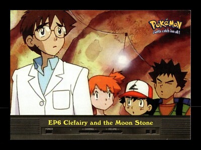  2000 Topps Pokemon TV EP6 Clefairy & the Moon Stone