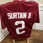 Patrick Surtain II Signed Alabama Crimson Tide #2 Football Jersey Beckett Auth