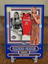 2025 Panini Donruss WNBA Kiki Iriafen RC Franchise Features Blue Press Proof 🔥