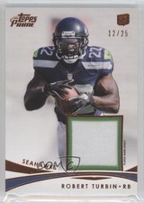 2012 Topps Prime Relics Copper Patch 12/25 Robert Turbin #PR-RTU Patch 0c3