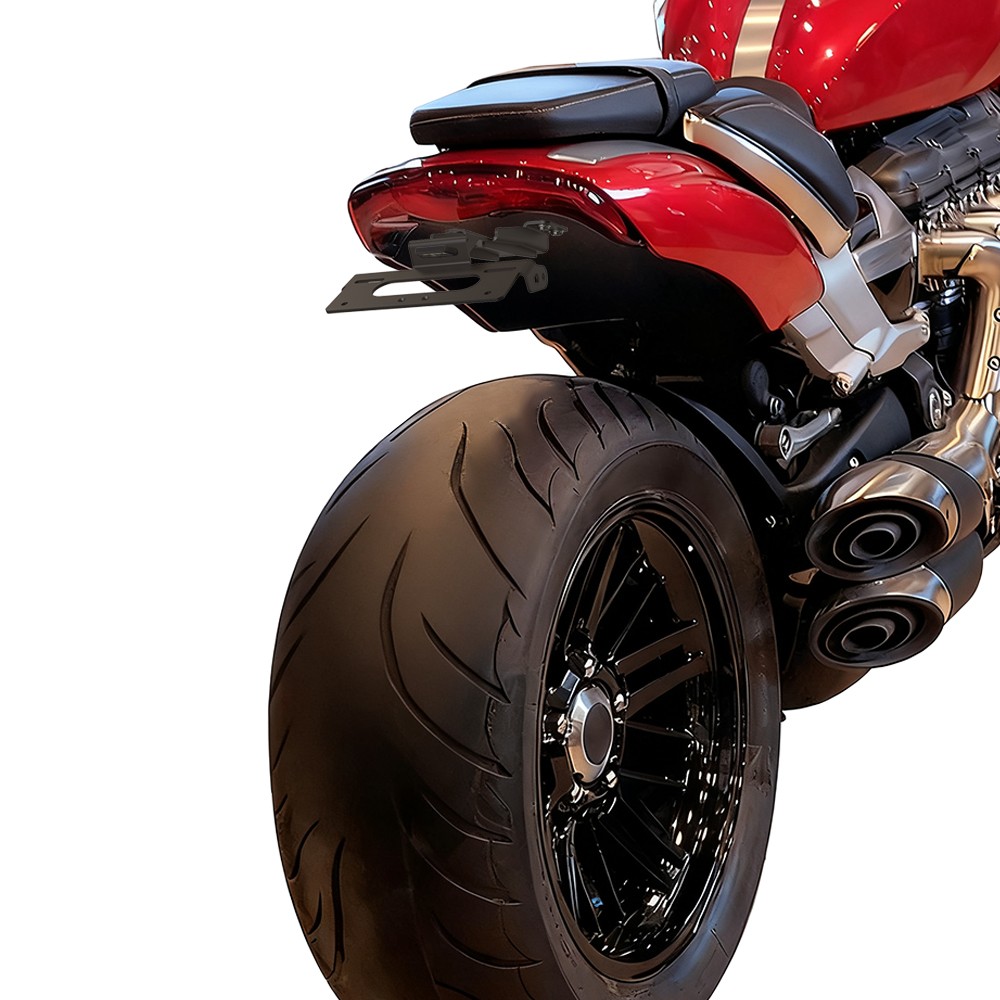 Black Motorcycle Fender Eliminator Kit Fit For Triumph Rocket 3 R