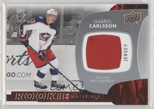 2017-18 Upper Deck Rookie Materials Gabriel Carlsson #RM-GC 04f2