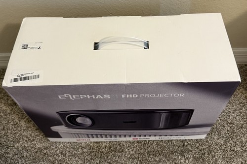 Elephas 1920X1080p LED Source FHD Projector With Built In Speaker Model W1K - Picture 2 of 5