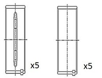 1X FAI AutoParts BM1057-STD Kurbelwellenlager FüR VW Audi Skoda Seat