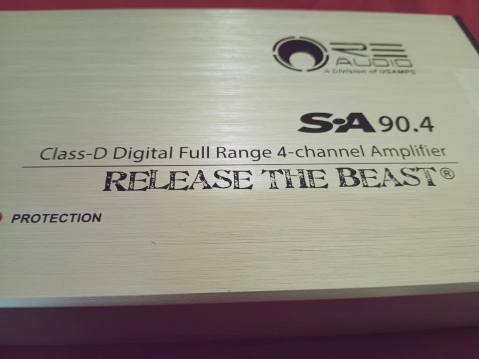 RE Audio SA. 90.4 4 channel Amplifier (Silver Addition) More Power! 110 W per ch - Image 3 of 4