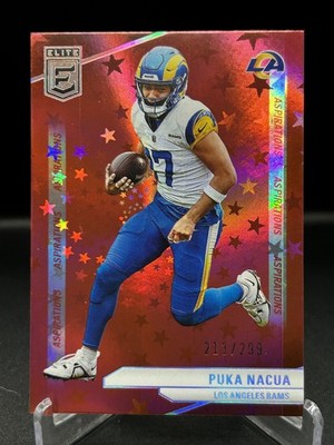 2024 Panini Donruss Elite Puka Nacua #9 Aspirations Stars 213/299