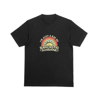 IM JUST A RAY OF SARKASTIC SUNSHINE T-Shirt lustig Neuheit Witz Teen 184