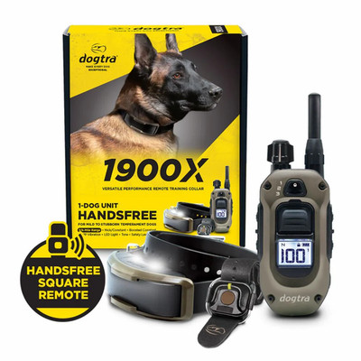 Dogtra 1900X Handsfree 1-Dog - 3/4 Mile - Remote Training E-Collar