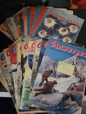 Lot complet BRAVO 1950 – Édition belge – Capitaine Marvel Jr par UDERZO – Très b