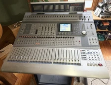 Tascam DM-4800 Digital Mixer 64 With MU-1000 Meter Unit - Great Shape Used