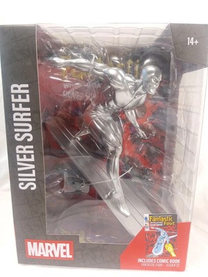 Marvel Silver Surfer Fantastic Four #72 Scale 1:6 Posed Figure McFarlane Neu