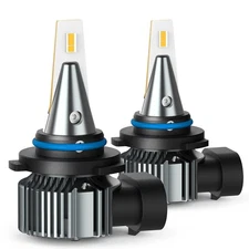 2x  AUXITO Amber Yellow Color 9006 HB4 LED Fog DRL  Running Light Bulbs 3000k