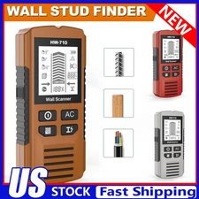 6 in 1 Digital Stud Finder Wood Metal Pipe Wire Wall Sensor Scanner LCD Detector