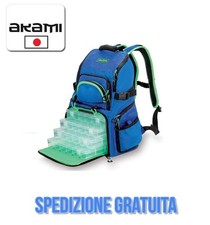 Zaino Akami MR20 con Scatole Porta Accessori Pesca Spinning Surfcasting