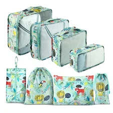 Packing Cubes for Travel, 8 Pieces Luggage Packing Organizers for Suitcase, K...