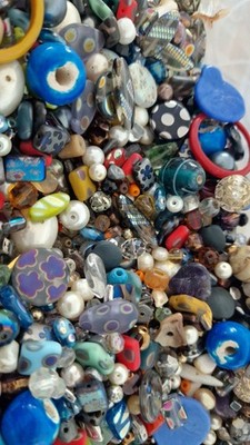 200g gemischt Vintage Kristall, Tschechisch, Perle, Rocailles, Glasperlen Basteln & Schmuck