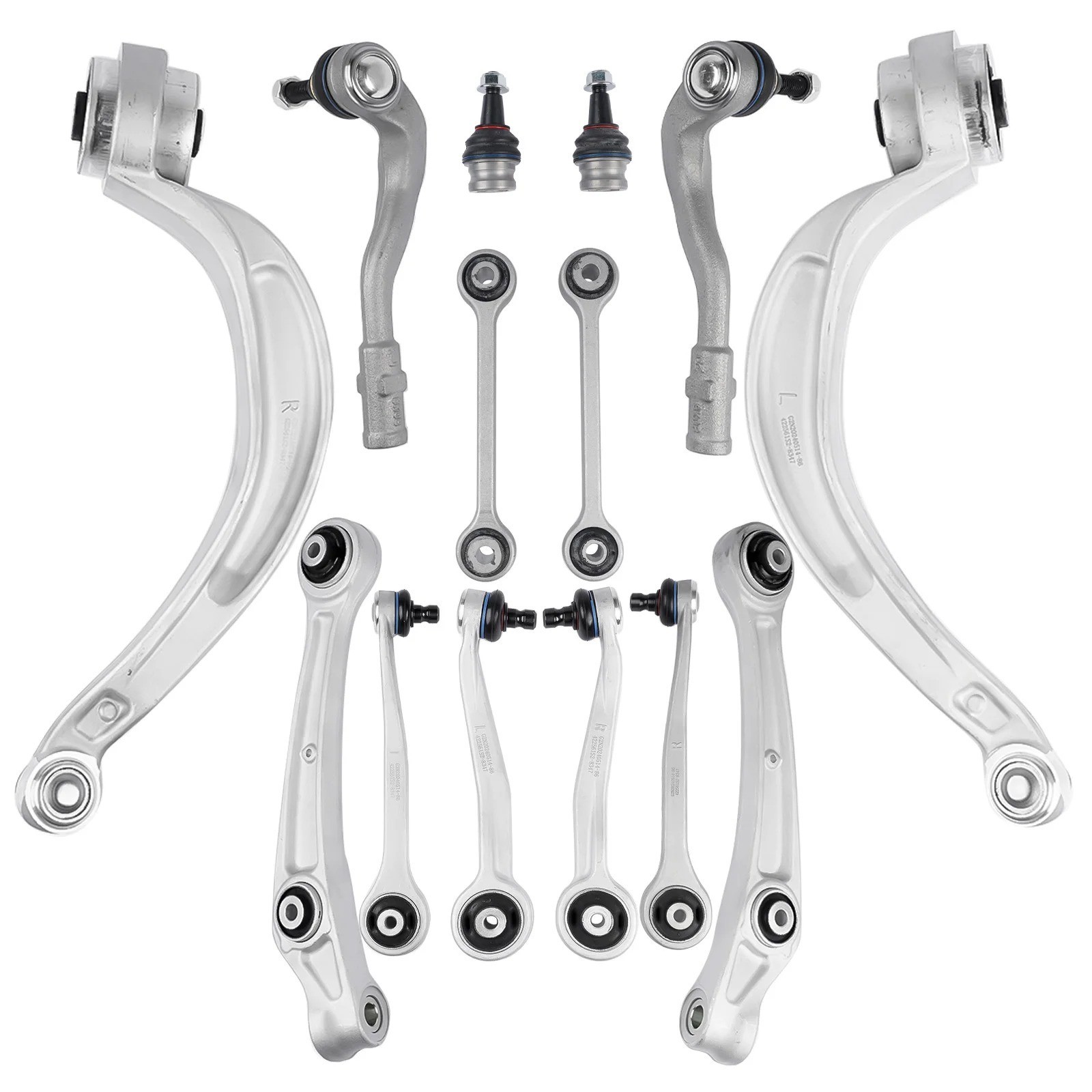 Kit triangle de suspension avant pour Audi A4 et A5 Quattro 2011-2016 14 pièces
