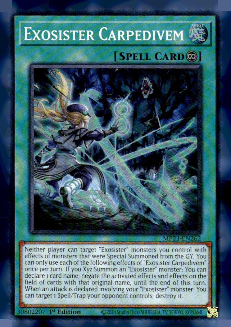 25th Anniversary Dueling Heroes Mega Pack MP23-EN262 Exosister Carpedivem Tin  