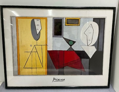 Framed Pablo Picasso The Studio Art Poster
