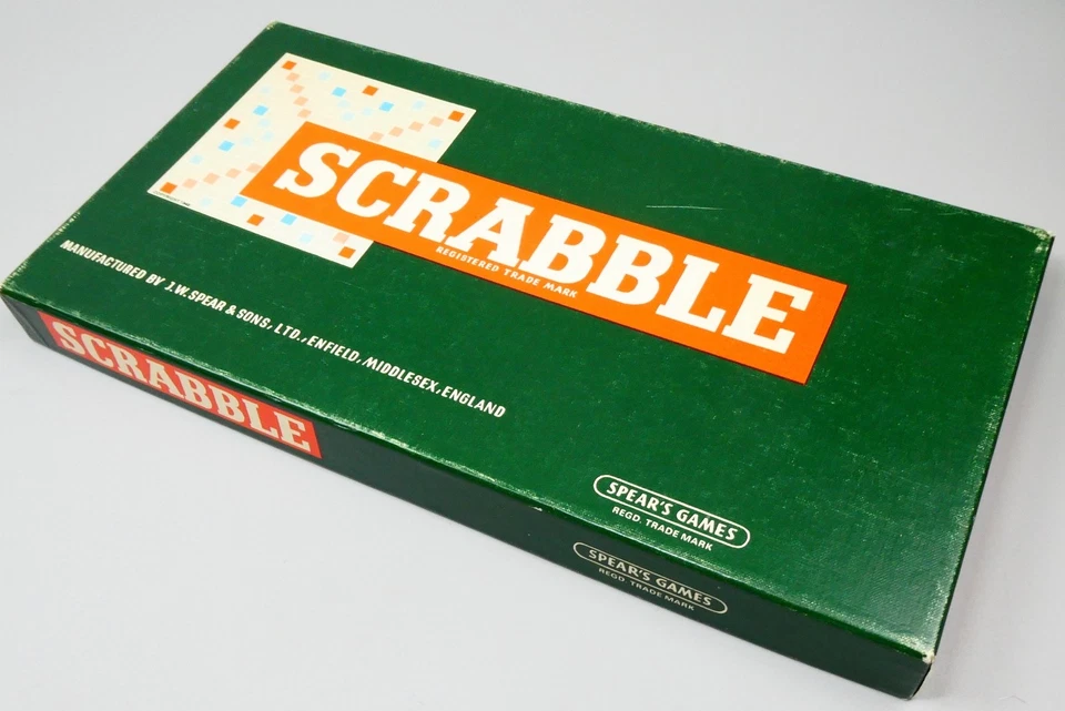 Vintage Scrabble Board Game by Spear's Games 1955 ~ Complete - Image 3 of 4