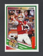 2025 Panini Score Football NFL Base Cards #47 Brock Purdy 49ers