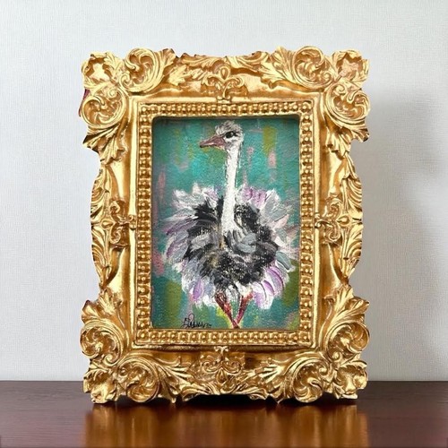 Mini Ornate Vintage-Style Gold Framed Animals, Birds & Landscape Art Prints - Picture 120 of 145