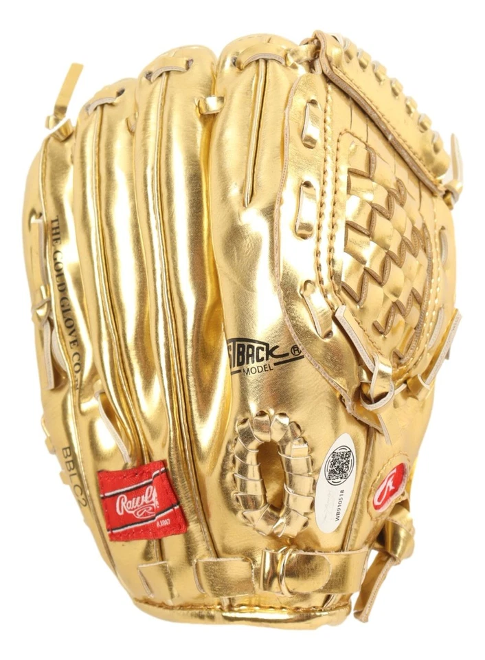 Nolan Arenado St Louis Cardinals Signed Mini Rawlings Gold Glove JSA QR Hologram - Image 3 of 3