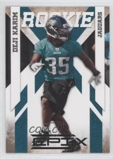 2010 Panini Epix Rookie Deji Karim #125 Rookie RC