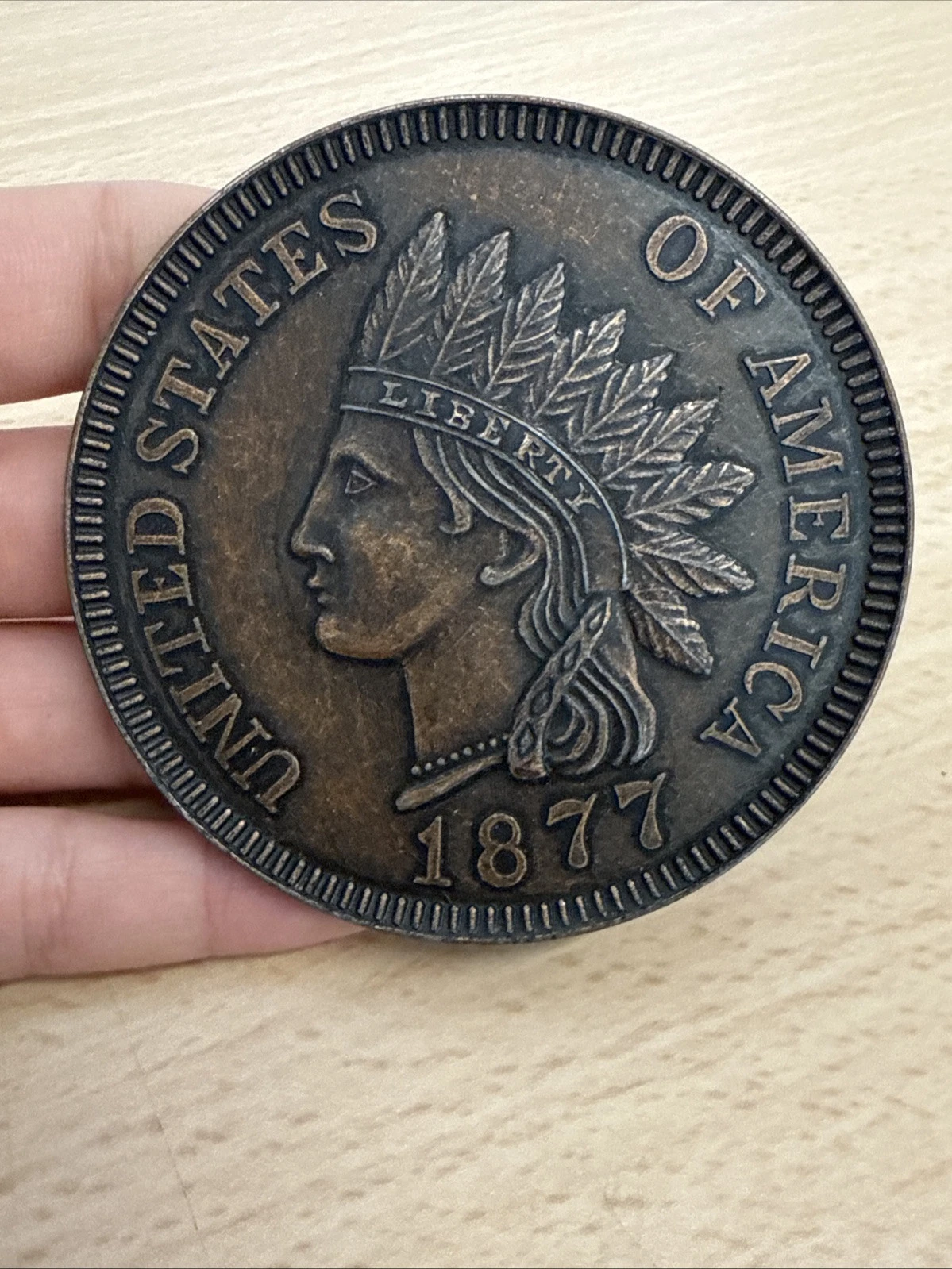 Médaille United States Of America 1877 One Cent