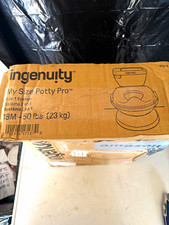 Ingenuity My Size Potty Pro 2-in-1 Toddler Potty Seat, Pink 17137-E 