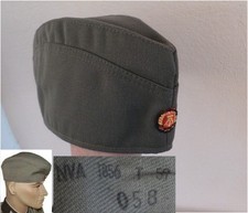Deutsche Armee DDR 1985 Offizier NVA Uniform - Mütze Schiffchen 59 ( 60 ) german