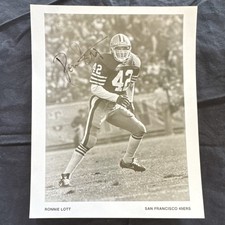 Ronnie Lott San Francisco 49ers Signed Photo Football Autograph Original