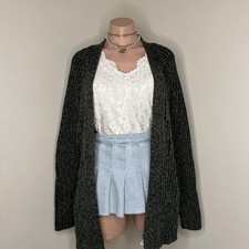 Green Knitted Lululemon Cashemere Blend Cardigan Size 10