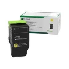 Lexmark 78C10Y0 Toner Cartridge Yellow 1400 Page Genuine New Sharp Prints