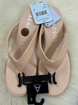 Aerosoles Isha Women's Wedge Sandals  Blush Pink Size 8 US-NWT