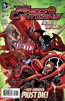 Red Lanterns (2011) #  22 (9.0-VFNM) Guy Gardner 2013