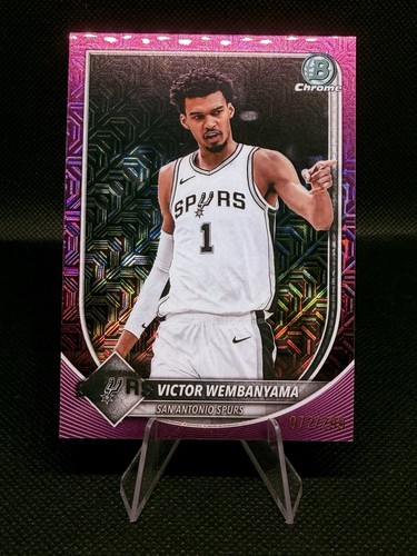 Victor Wembanyama [Purple Mojo] #BCV-143 2025 Bowman Chrome card
