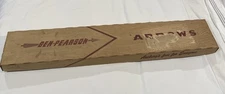 Ben Pearson Vintage 6 Practice Field Arrows Penney’s 28” White,Green, Cedar Wood