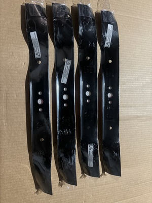 #ad 4 OEM HUSQVARNA POULAN 21quot; ROUND HOLE PUSH MOWER BLADE 532199377 406712 161541 $24.95