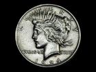 1924 Peace Silver Dollar / Circulated / Cleaned / See Description! / (3/13-10)