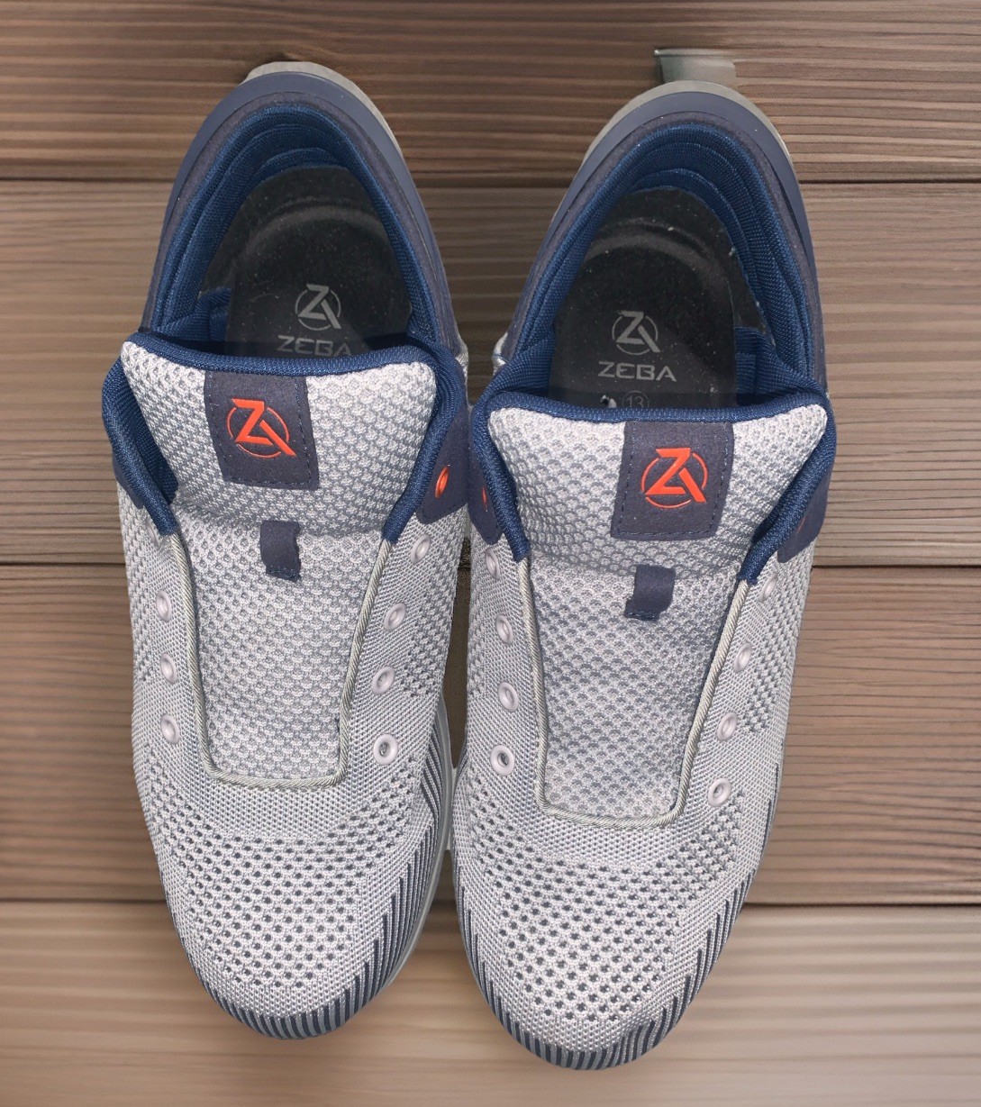 SAOLA Zeba scarpa da passeggio uomo mani libere grigia comoda casual sneaker taglia 13 (senza pizzo)