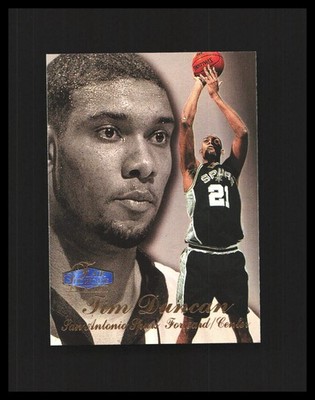 1997-98 Tim Duncan Rookie Card Flair Showcase Row 3 #5 San Antonio Spurs C