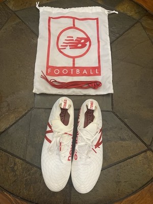 New Balance Tekela 1.0 Pro FG Soccer Cleats White Red Mens 8.5 New w Bag
