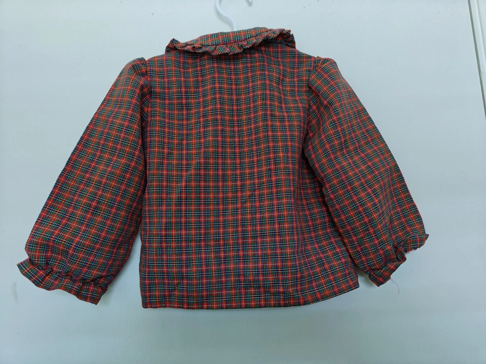 Vintage Toddler Girl's Healthtex 3T Holiday Button Down Collared Blouse - Image 2 of 4