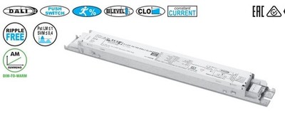 TCI current LED driver 150-500mA 50-220V 60W, PUSH-SWITCH, DALI2