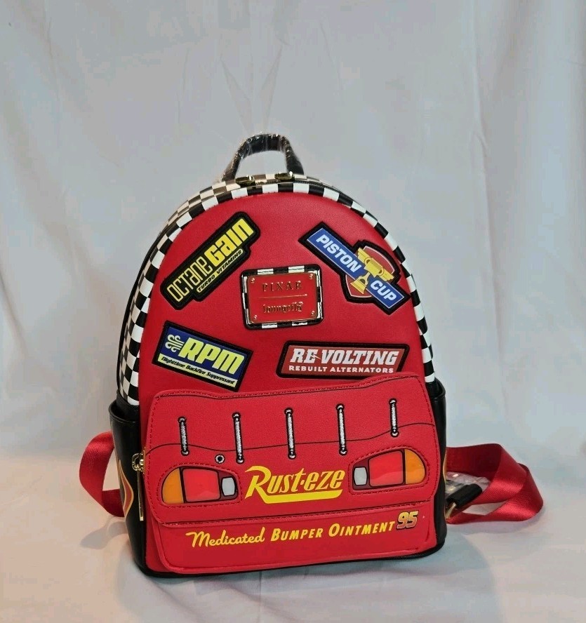 Loungefly Disney Pixar Cars Lightning McQueen Rust-eze Light-up