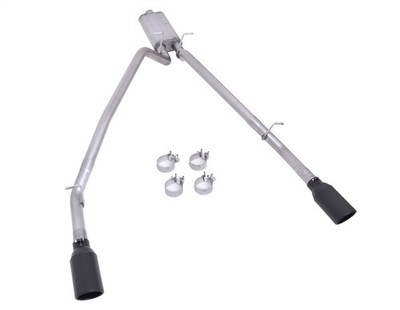 Gibson 66573B Black Elite Dual Split Cat-Back Exhaust System for 2025 RAM 1500